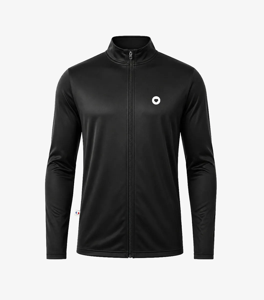 Cocorico Boost veste zippée sport homme noir souple