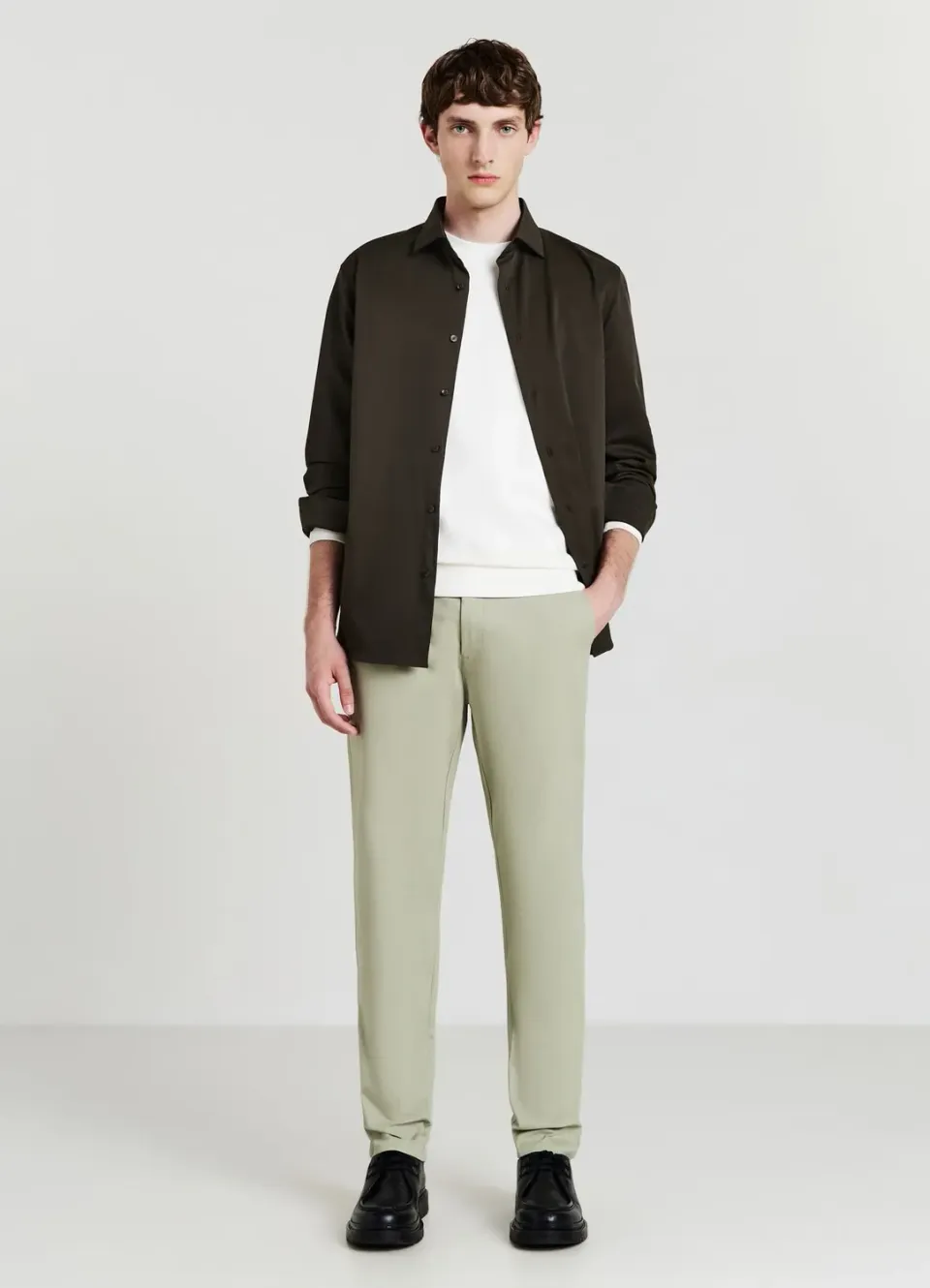 Calliope pantalon chino homme coton regular