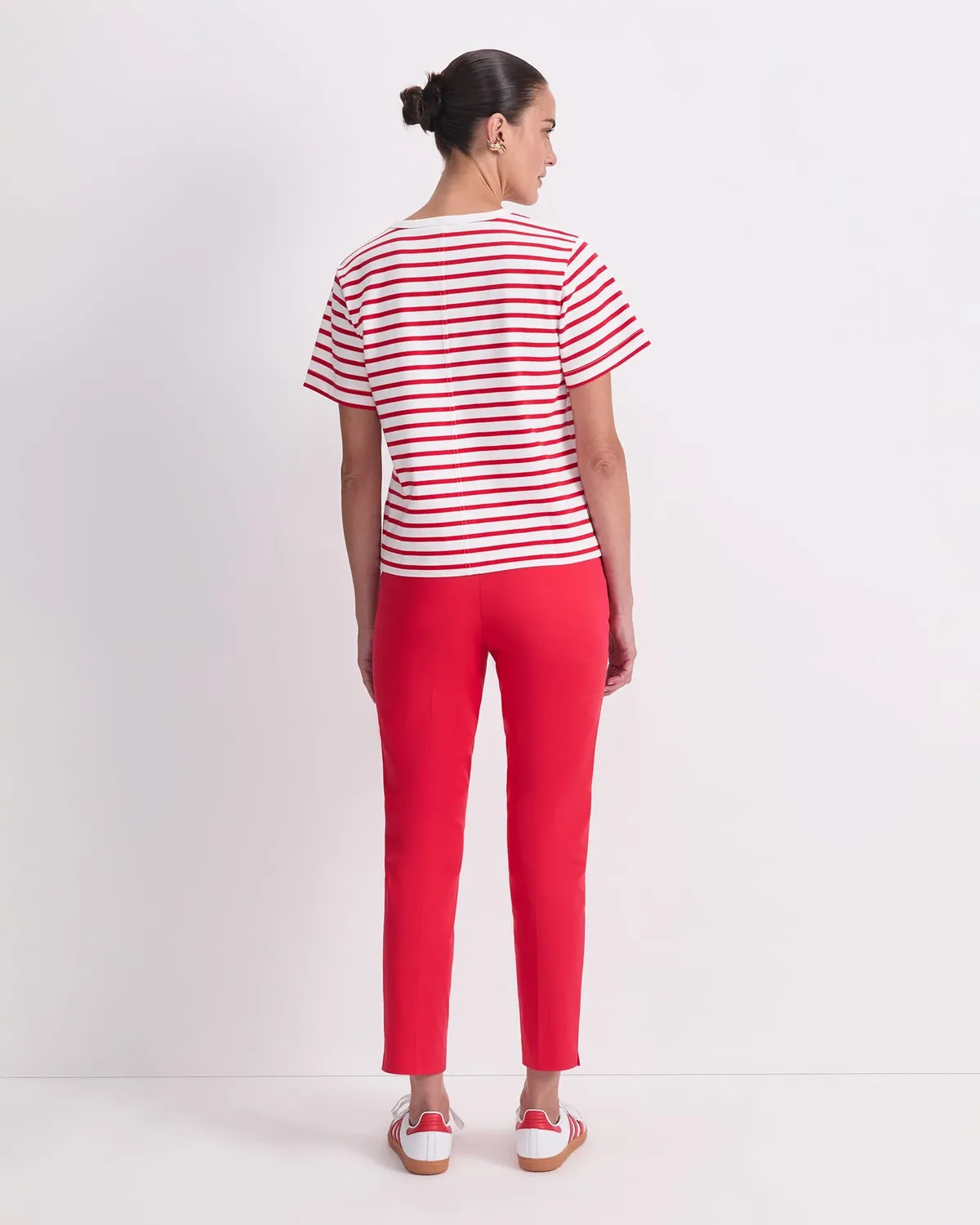 Sportscraft Karly Stripe Tee t-shirt coton rayé col rond femme