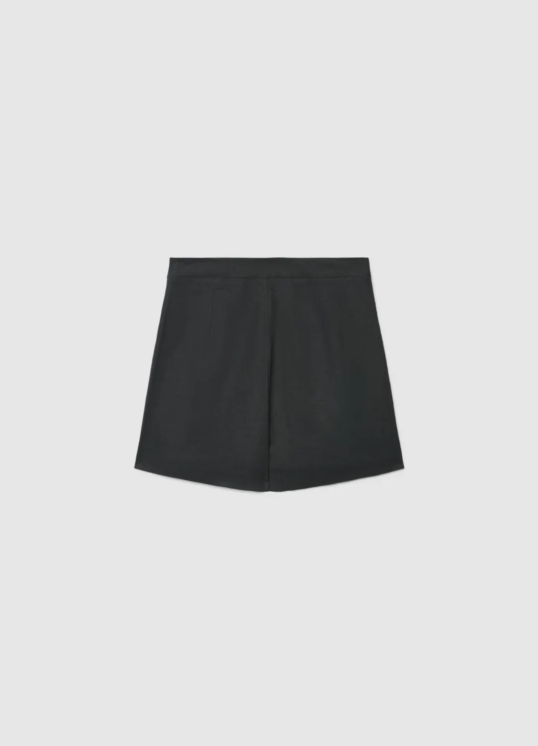 Calliope jupe-short boutons latéraux taille haute
