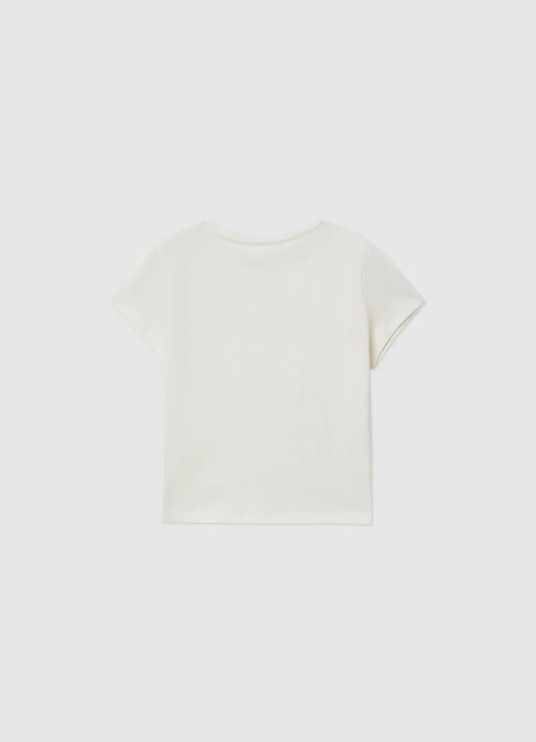 Calliope t-shirt fille manches courtes noeuds