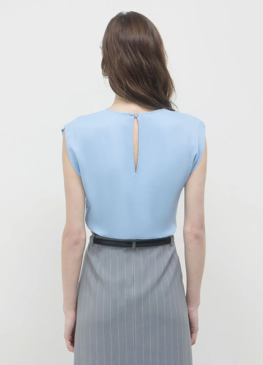 Calliope blouse plissée sans manches femme regular