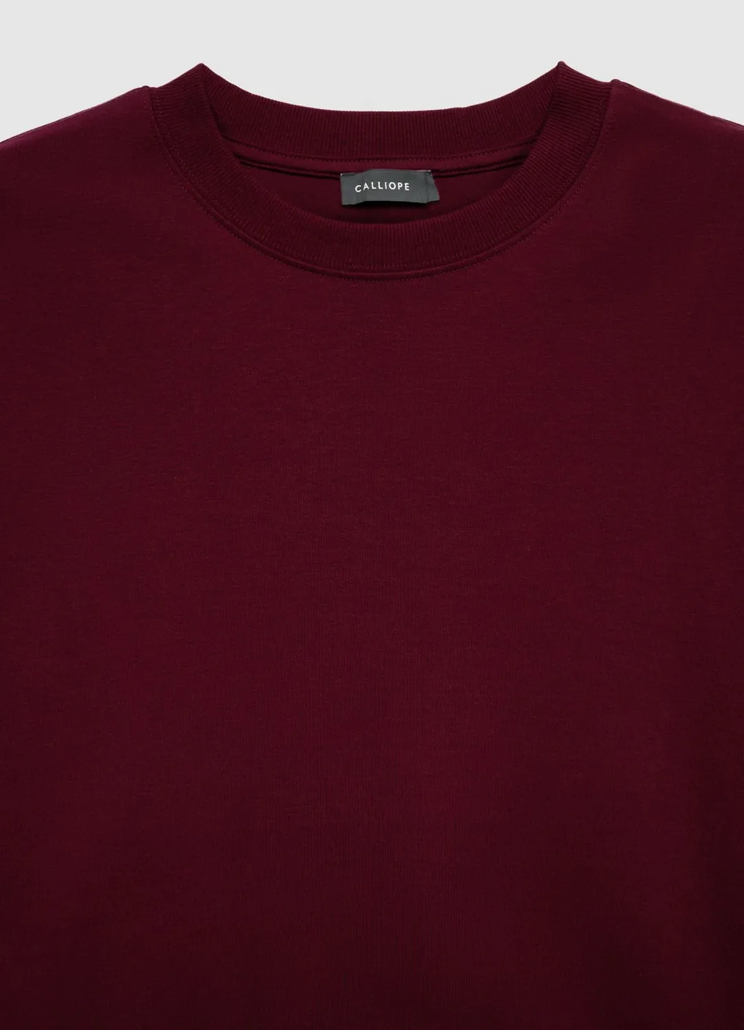 Calliope sweat col rond uni sans capuche