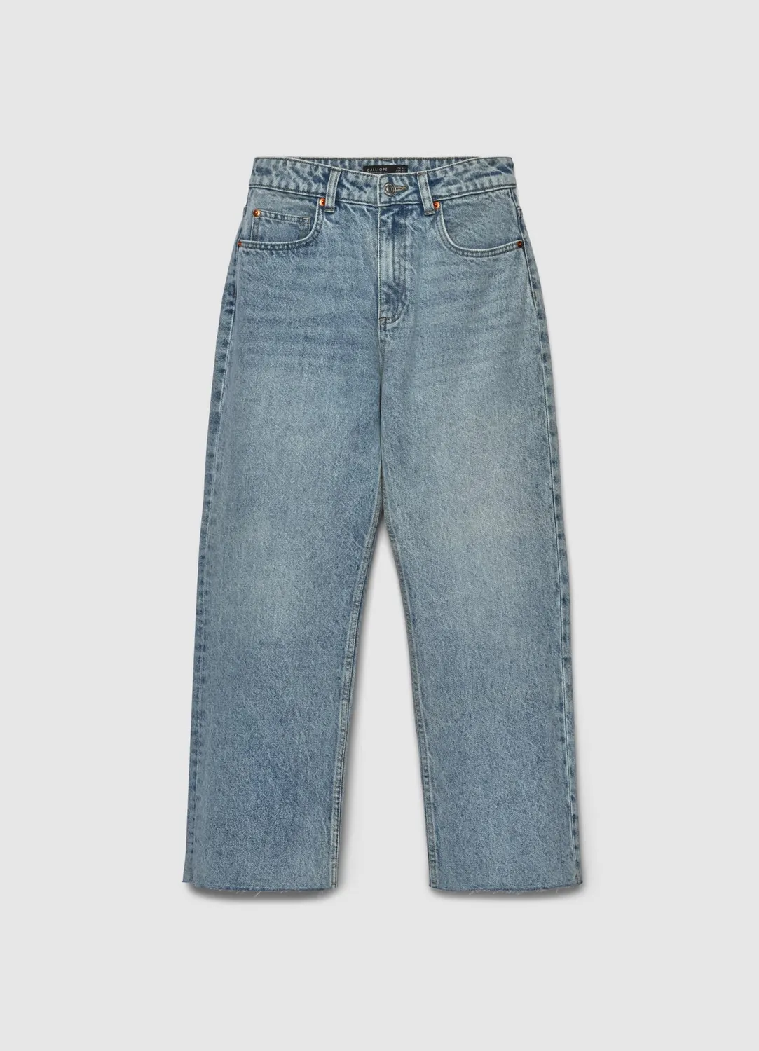 Calliope Straight Crop jean 42 taille haute droit