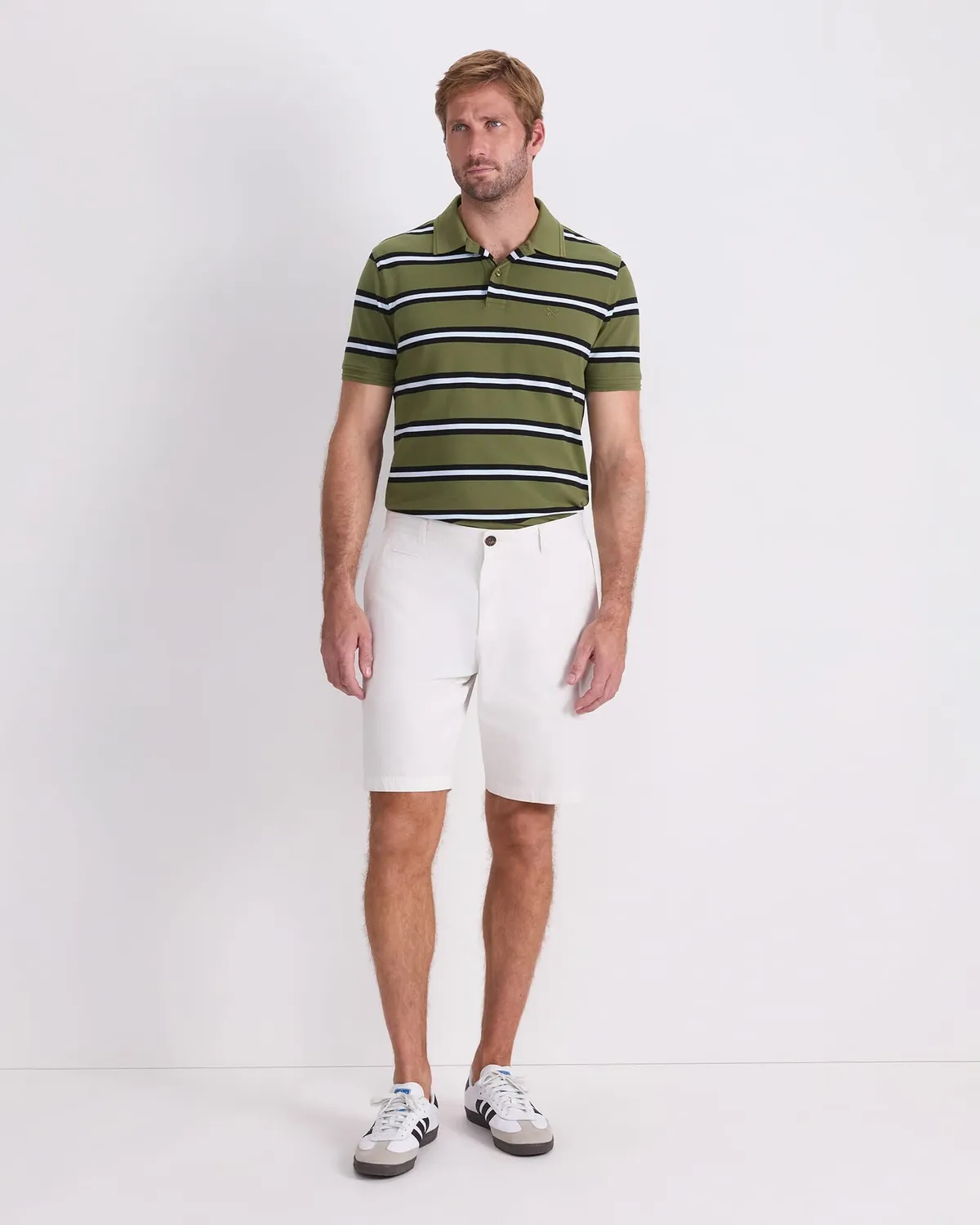 Sportscraft Classic short coton homme genou