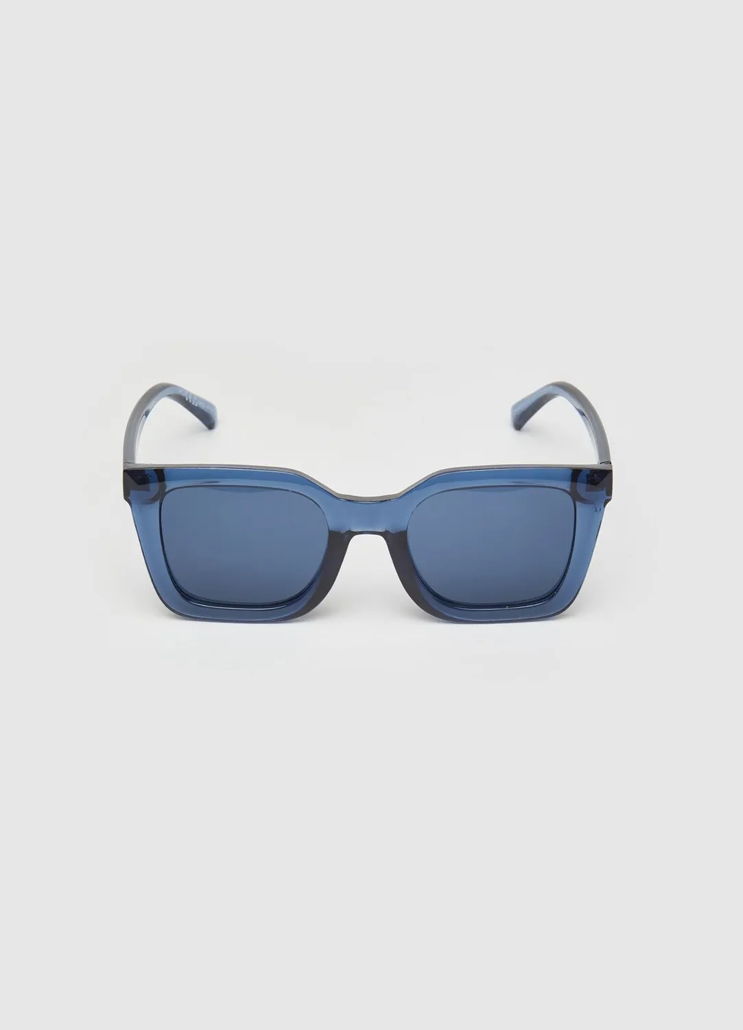 Calliope lunettes de soleil rectangulaires grandes femme TU
