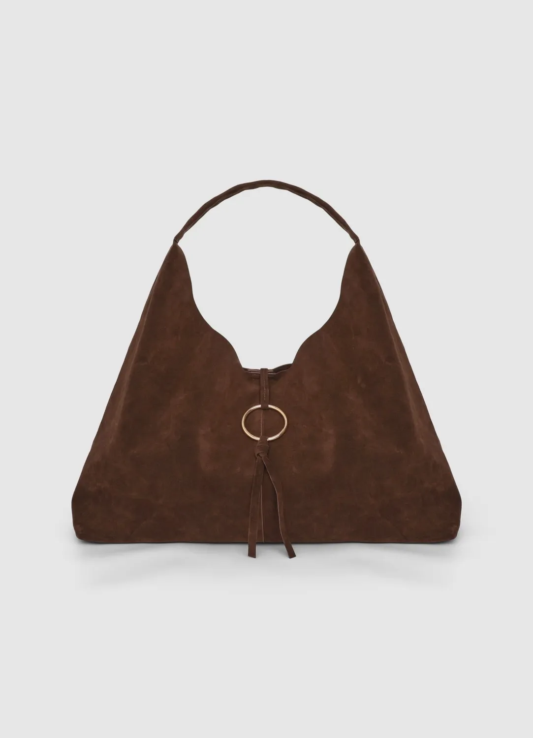 Calliope Trapèze sac cabas suédine grand