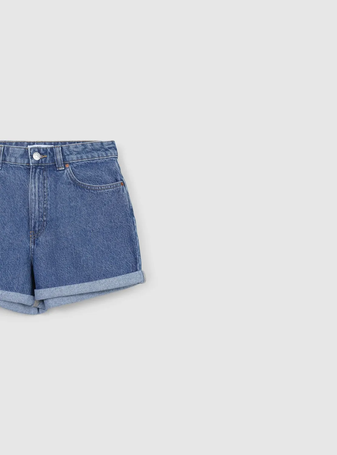 Calliope Pantaloncini short mom femme 42 denim revers
