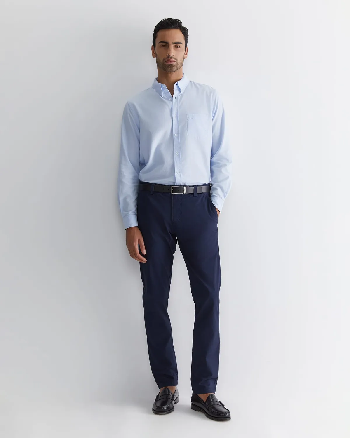 Sportscraft Oxford chemise coton homme manches longues
