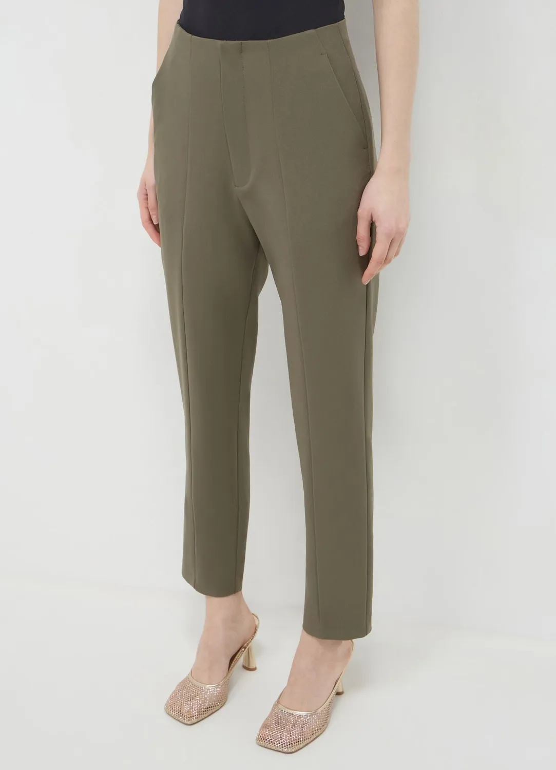 Calliope pantalon taille haute femme coupe regular