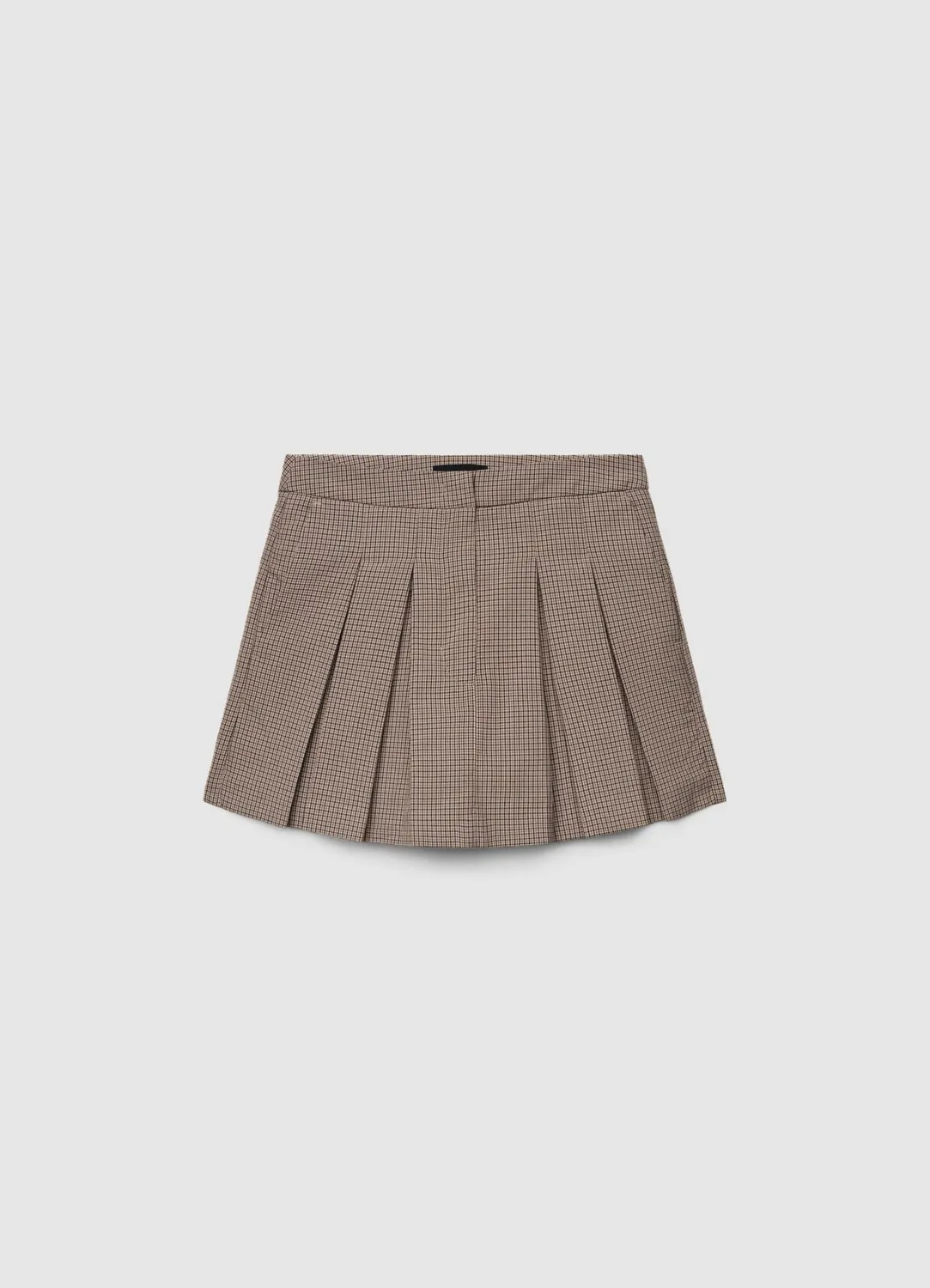 Calliope jupe-short femme plis micro-carreaux XS-L