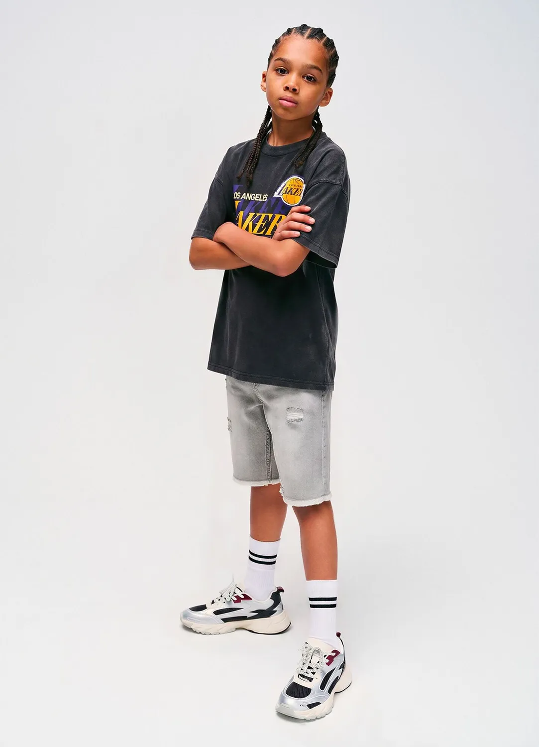 Calliope t-shirt over Lakers garçon 8-9 ans
