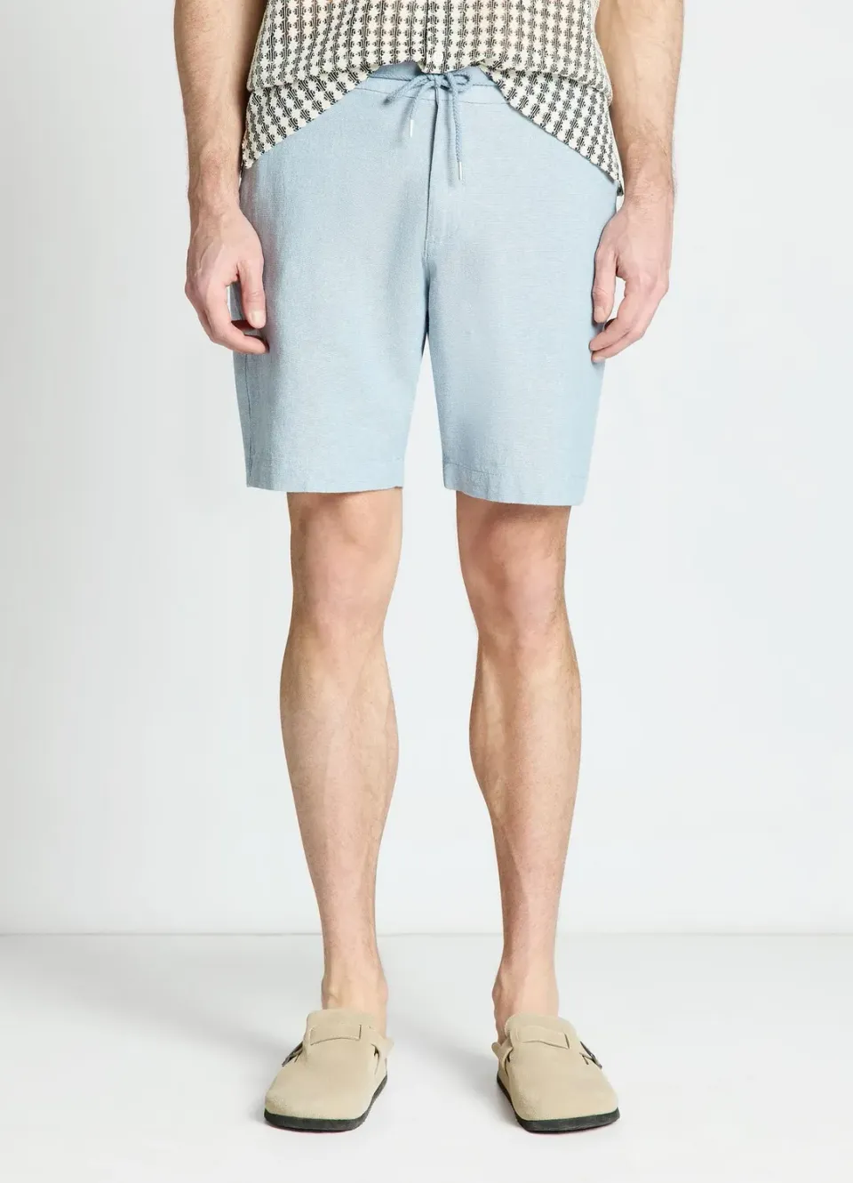 Calliope bermuda lin homme uni regular