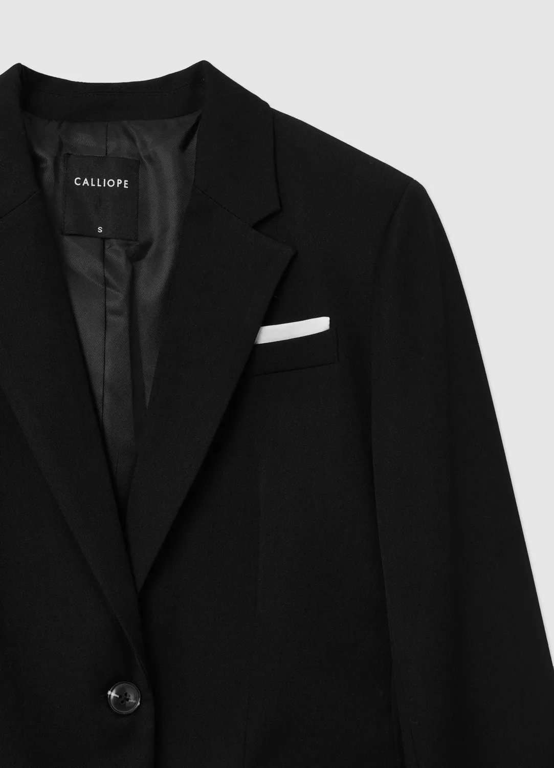 Calliope Veste Monopetto Femme Doublure Contrastée