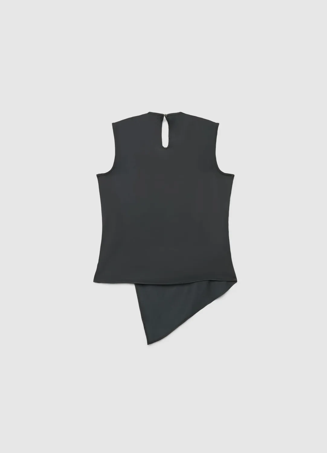 Calliope top asymétrique satiné boucle femme