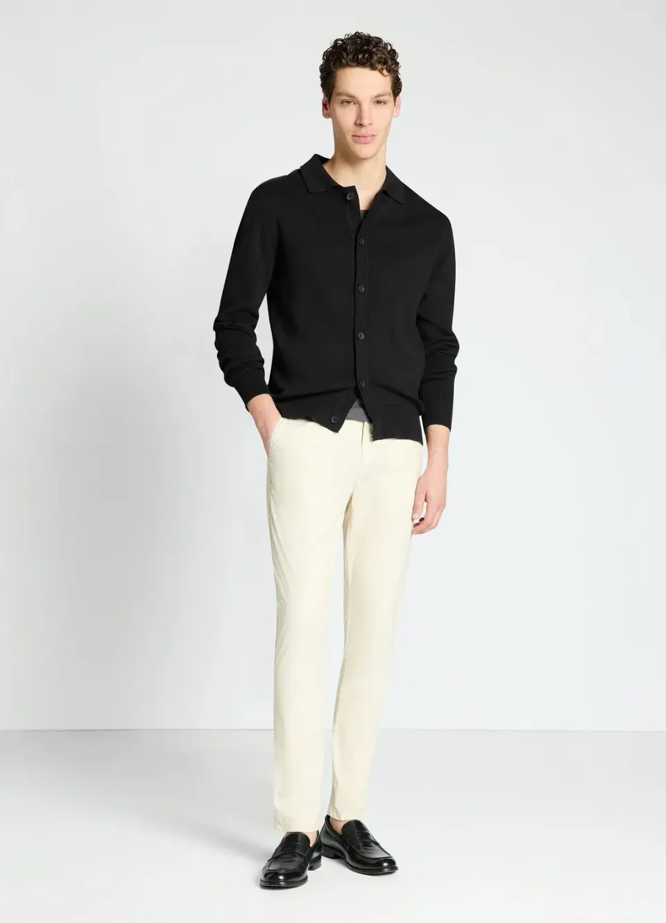 Calliope chino homme taille élastiquée coupe droite
