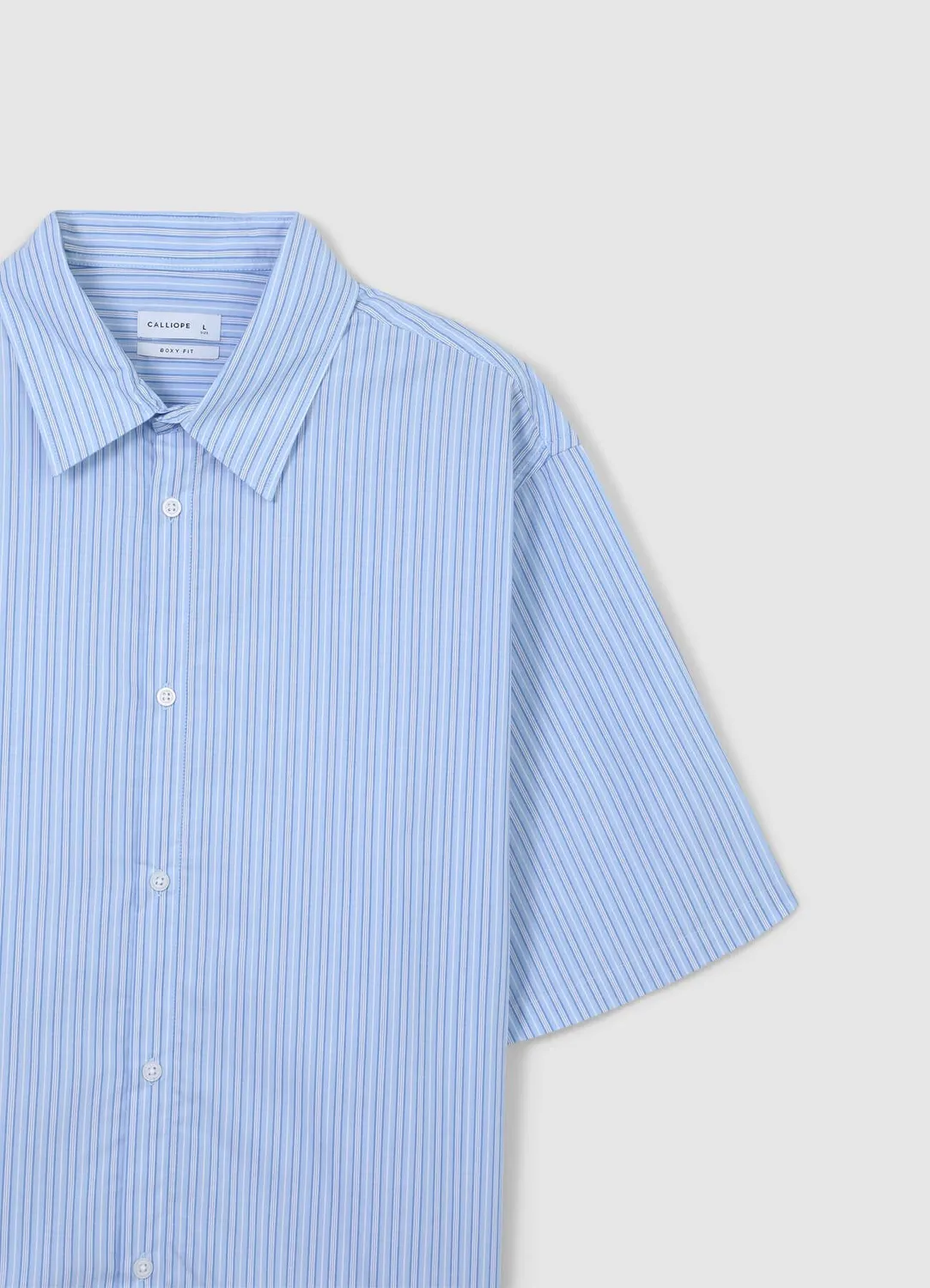 Calliope chemise rayée coton homme