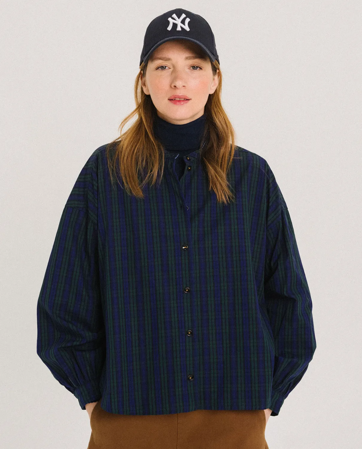 Tinsels Doha blouse Elisabeth tartan coton