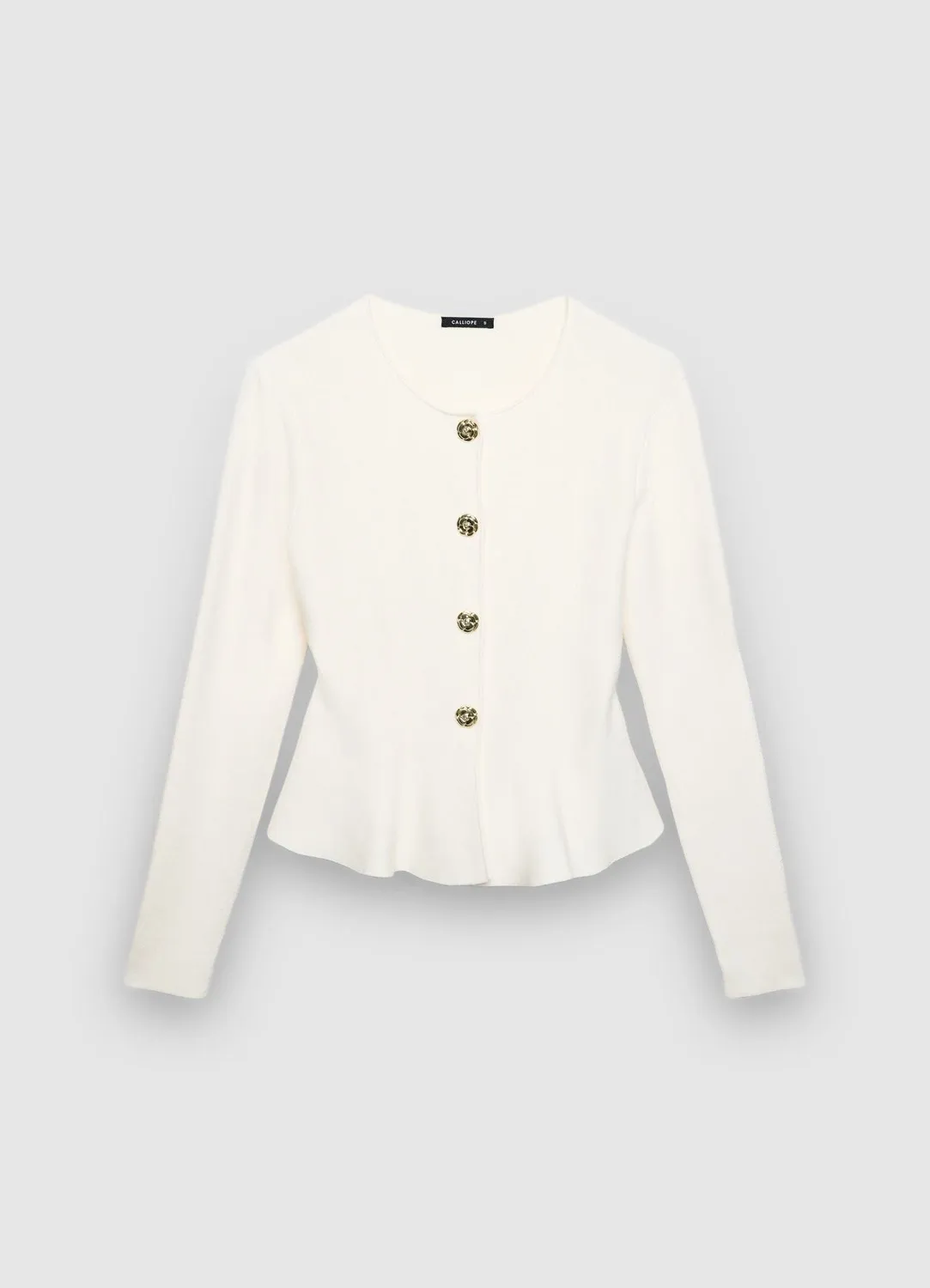 Calliope cardigan boutons décoratifs femme