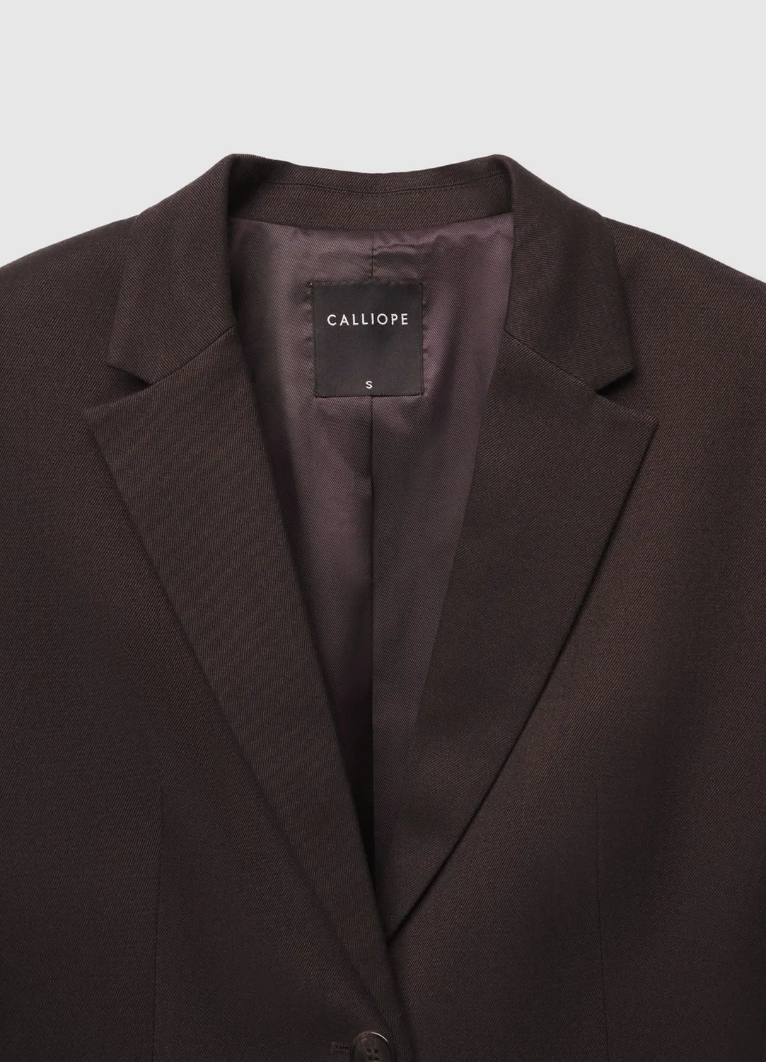 Calliope veste cintrée blazer S 1 bouton réversible