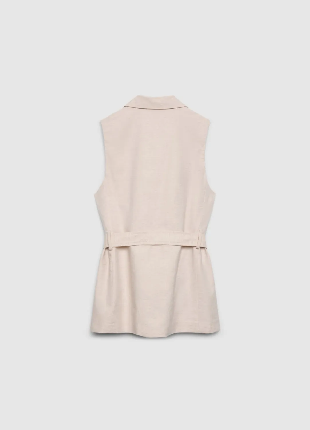 Calliope gilet tailleur femme double boutonnage ceinture