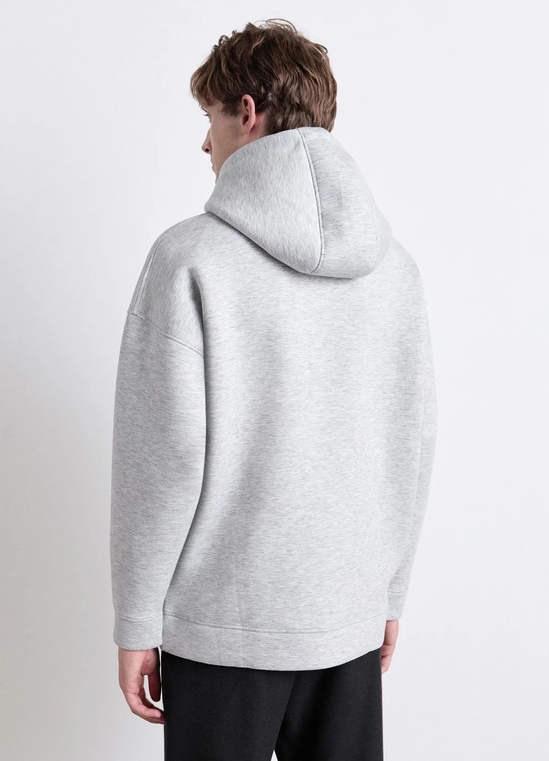 Calliope sweat à capuche homme uni poche kangourou