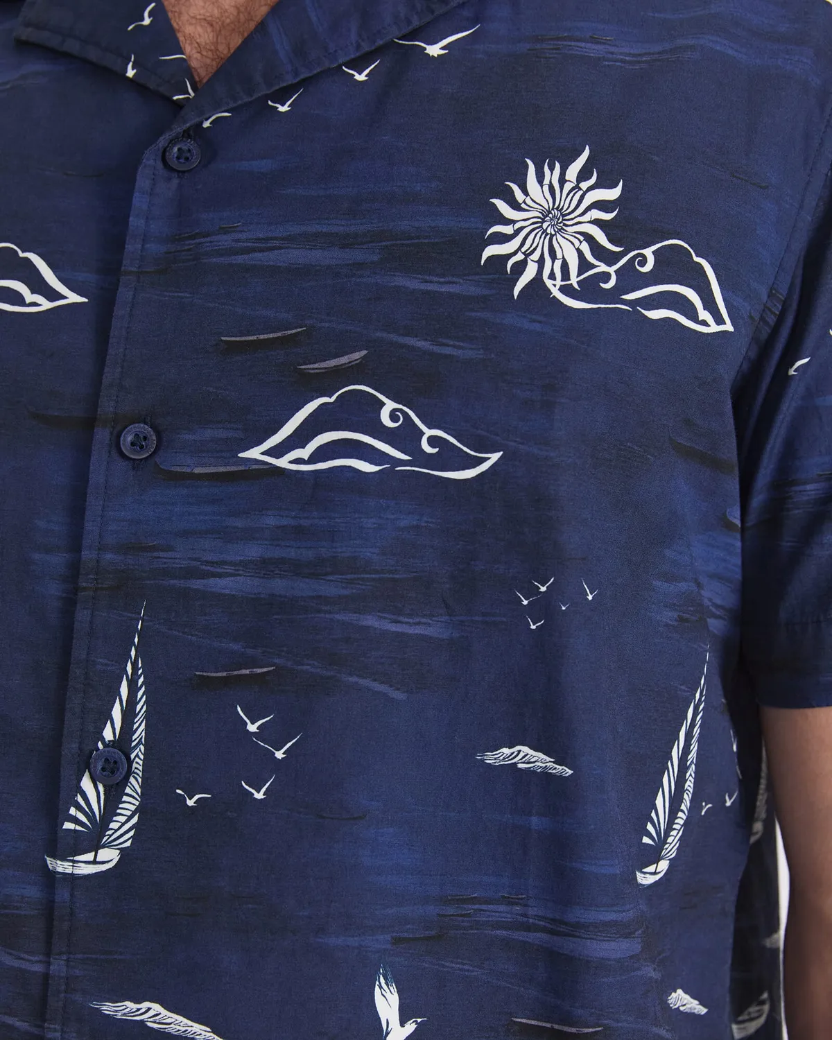 Sportscraft Neilson chemise imprimée coton col camp