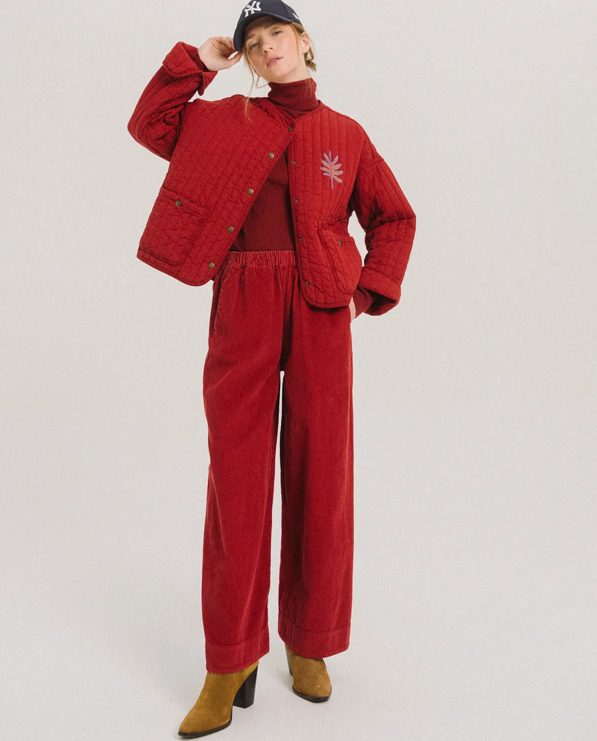 Tinsels Djoudi pantalon Cherry velours coton