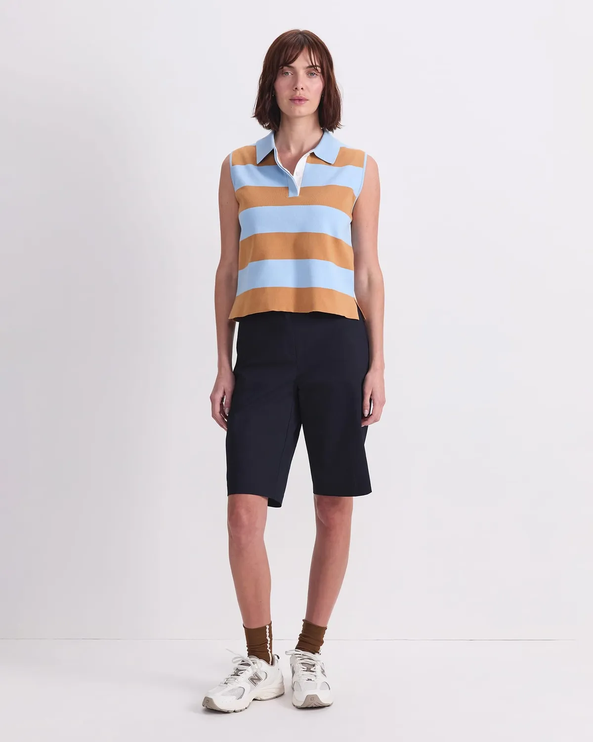 Sportscraft Knit polo débardeur sans manches maille