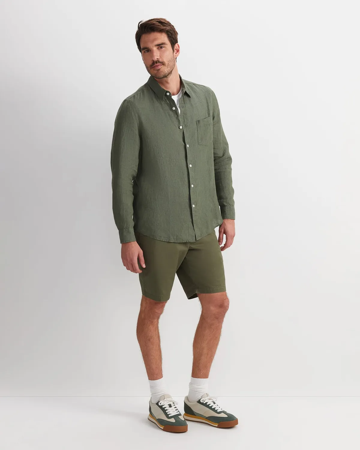 Sportscraft Linen Delave chemise lin homme manches longues