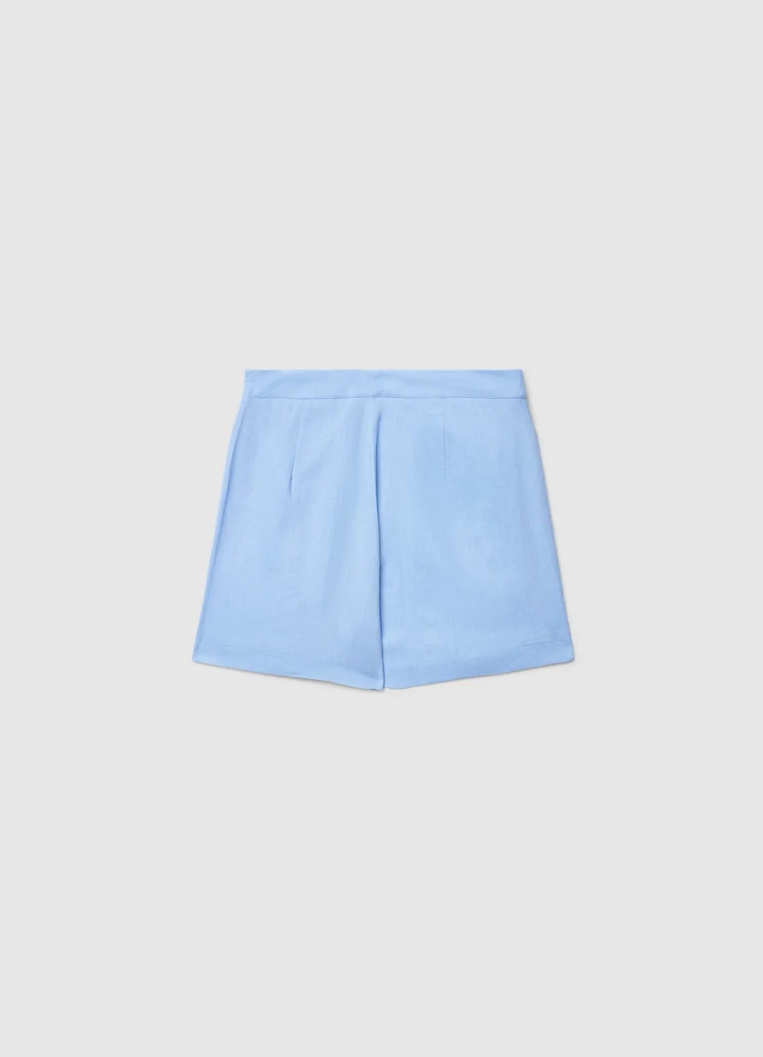 Calliope jupe-short boutons latéraux femme unie