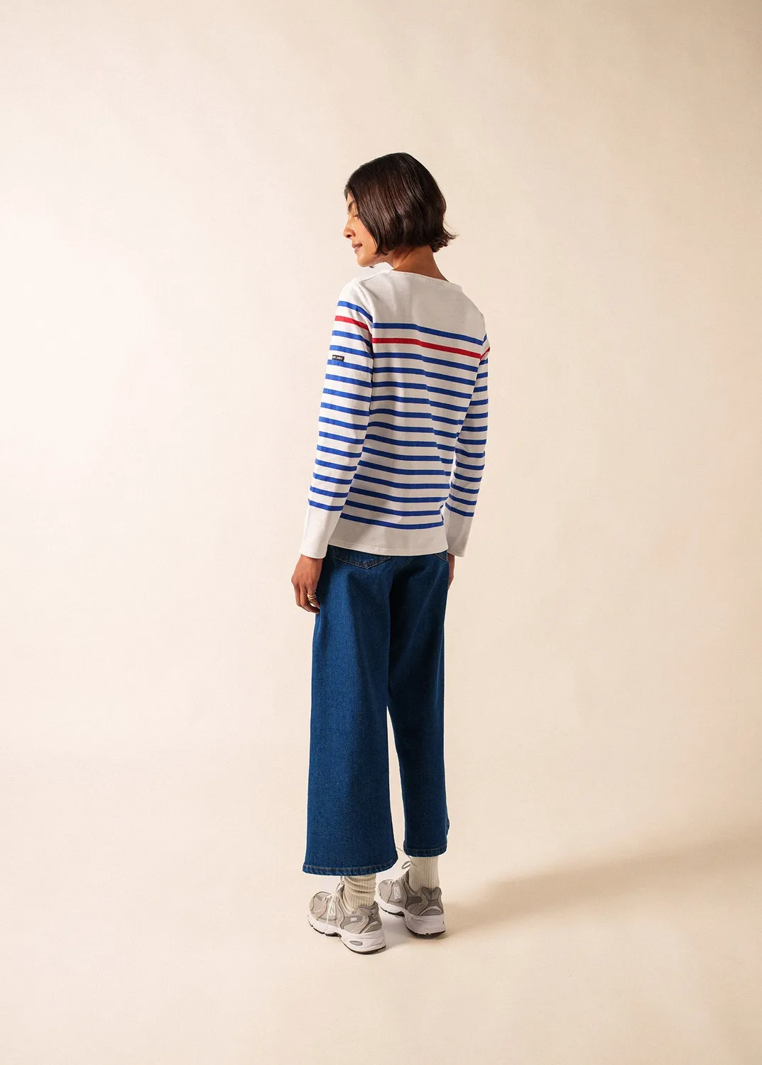 Saint James Naval Lurex marinière neige gitane tulipe