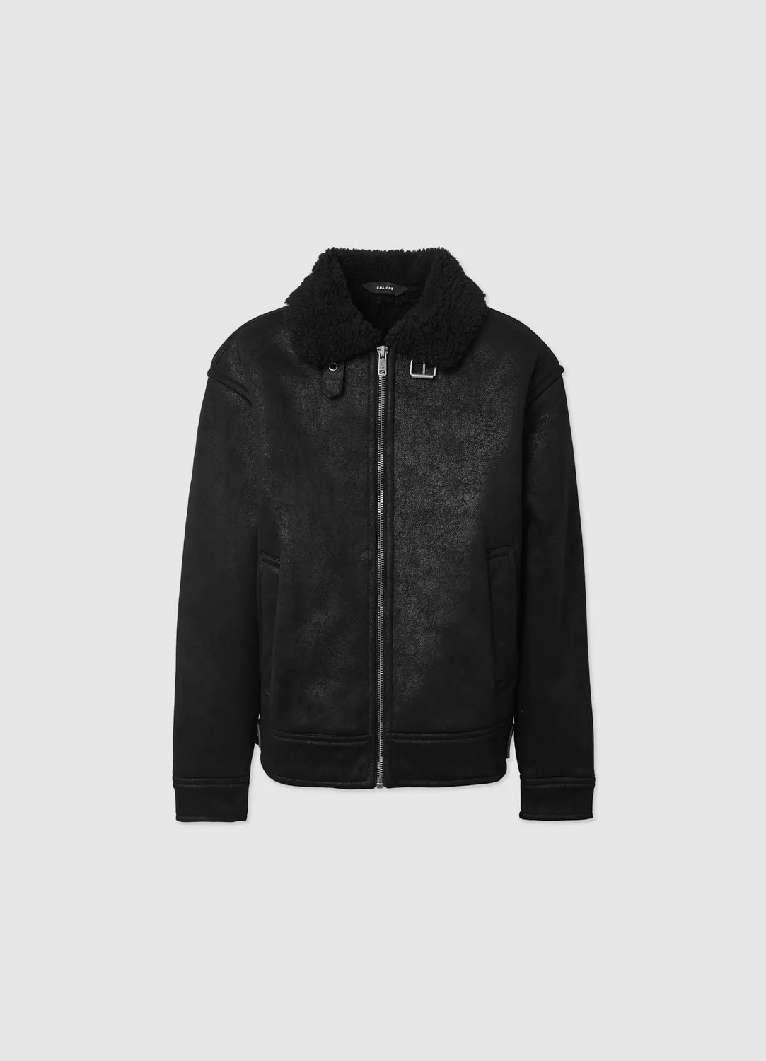 Calliope Blouson effet mouton blouson col à boucle