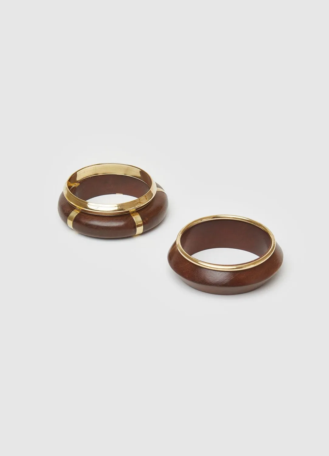 Calliope lot 4 bracelets rigides femme bicolores