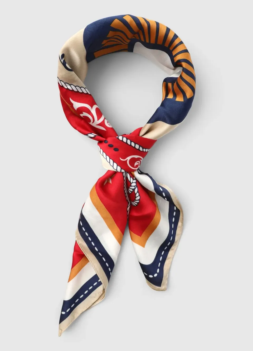 Calliope foulard western homme TU 68x68 imprimé