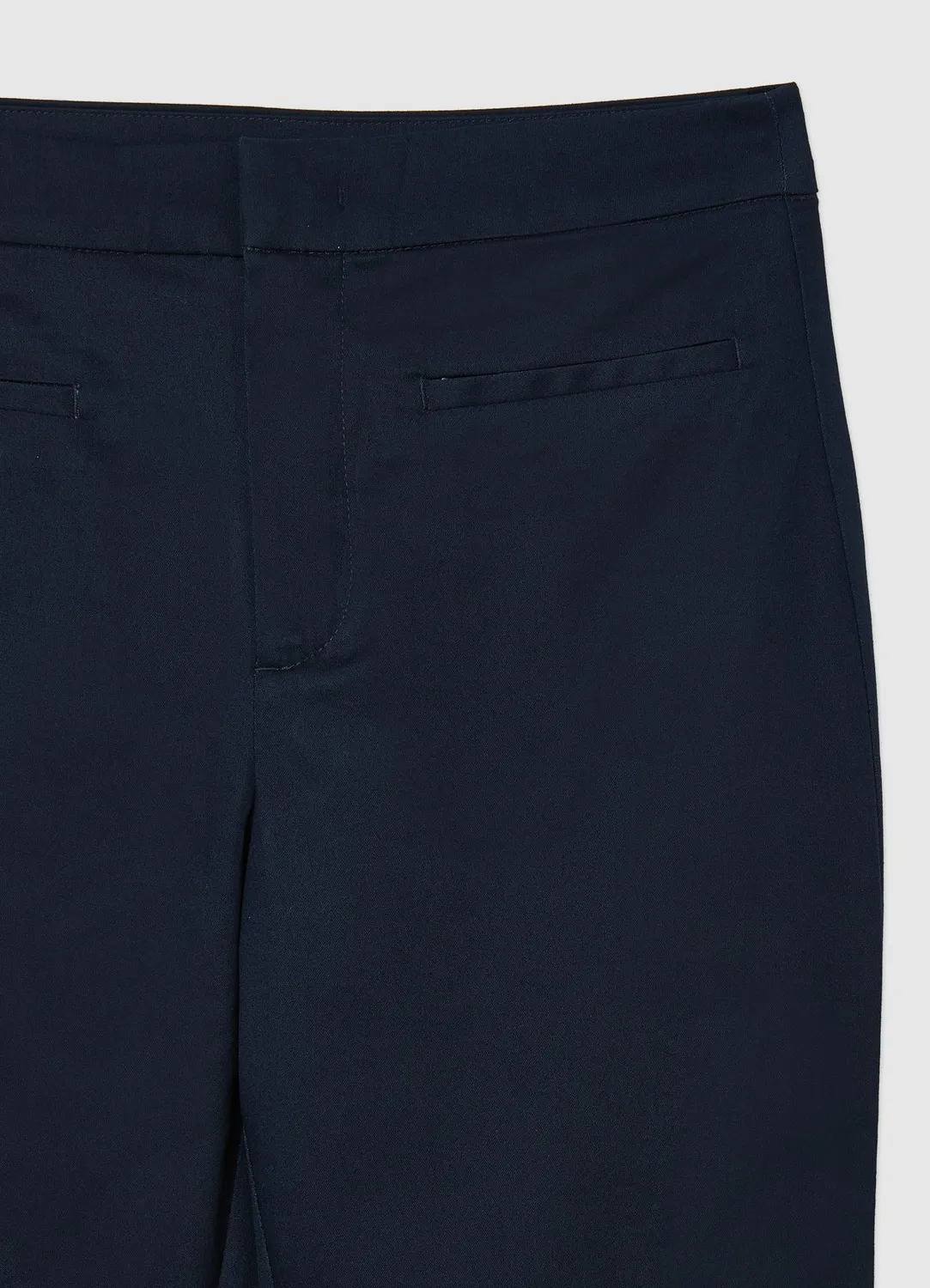 Calliope pantalon cropped flare femme coton rasatello