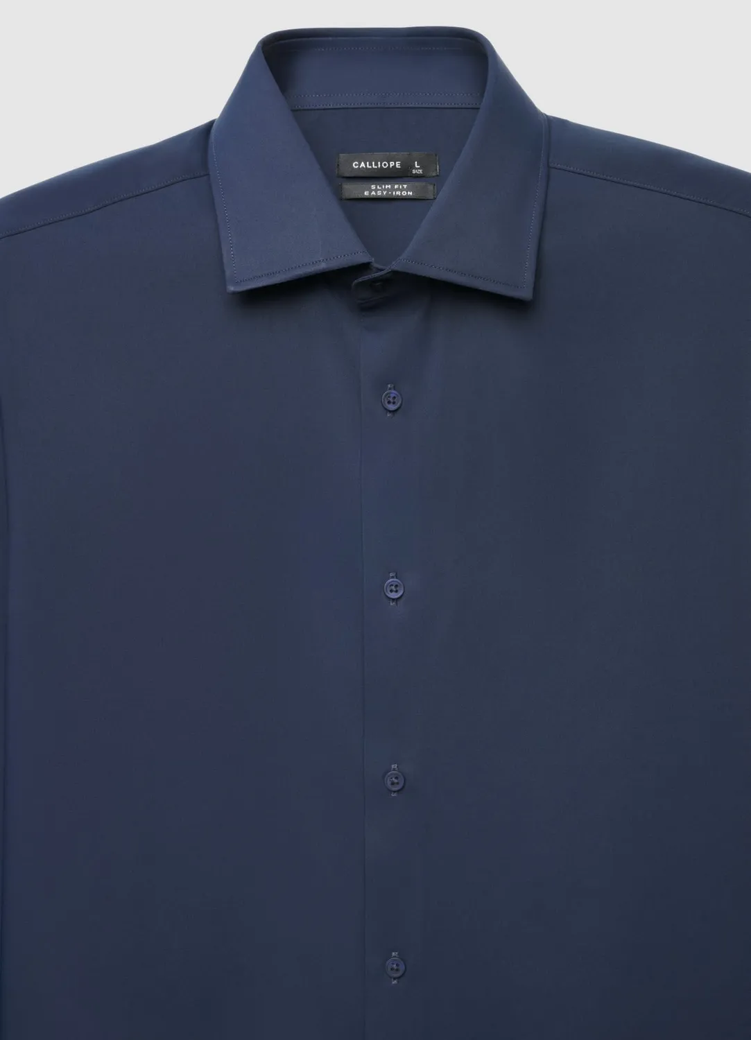Calliope chemise easy iron homme unie repassage facile