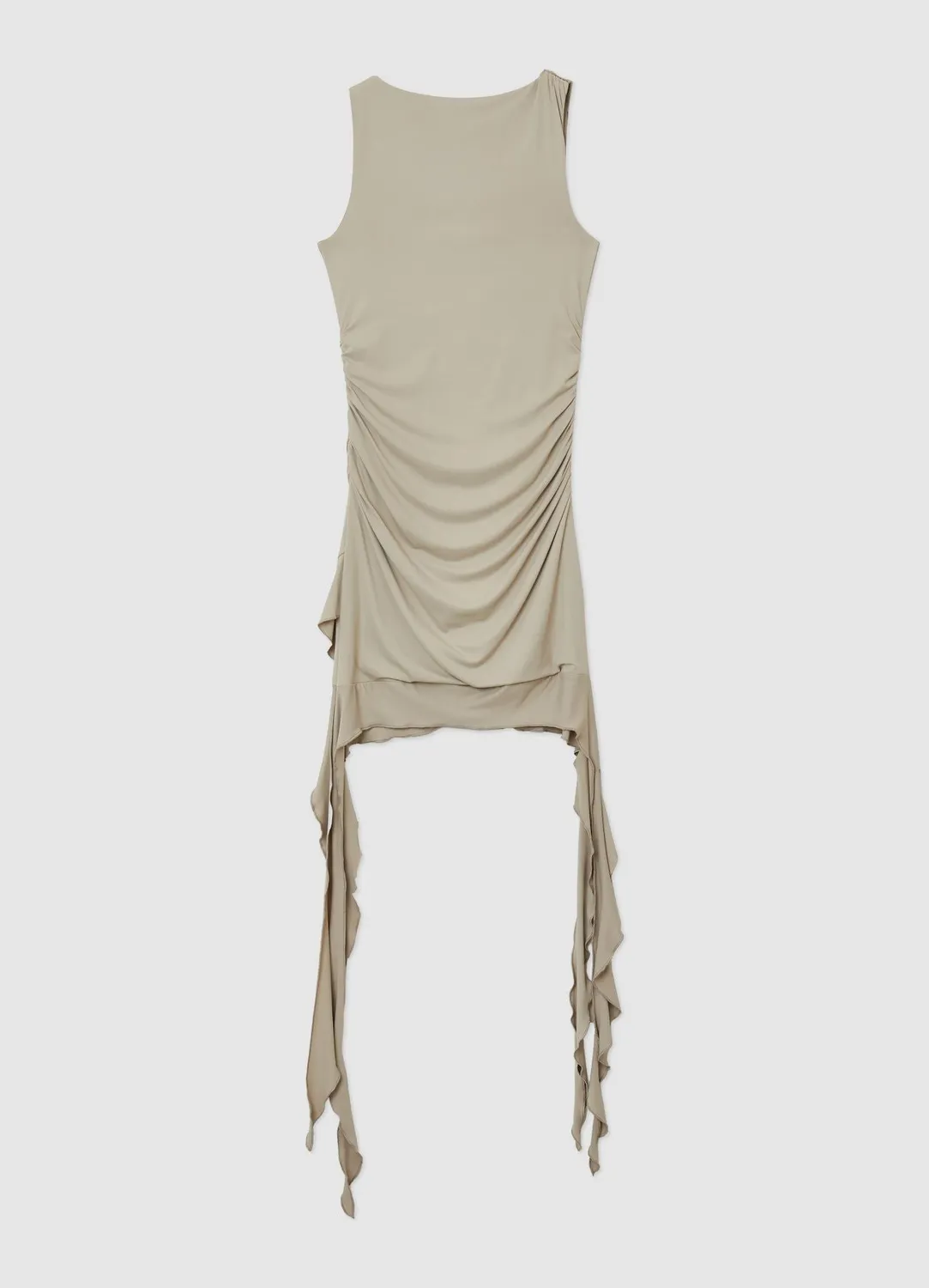 Calliope Atelier robe courte femme froncée volants