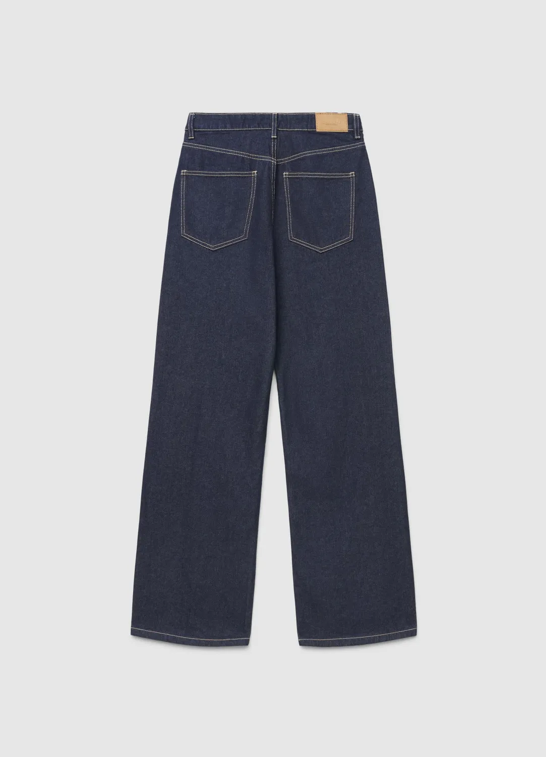 Calliope jeans wide leg taille haute femme coton