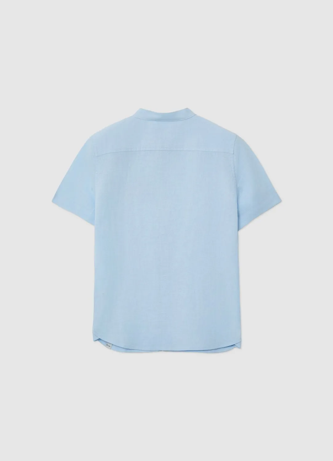 Calliope chemise garçon col coréen manches courtes