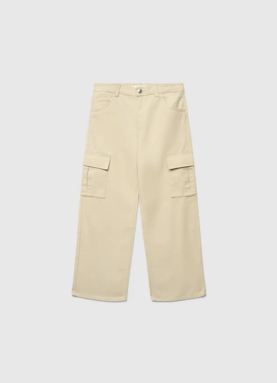 Calliope pantalon cargo wide leg fille uni