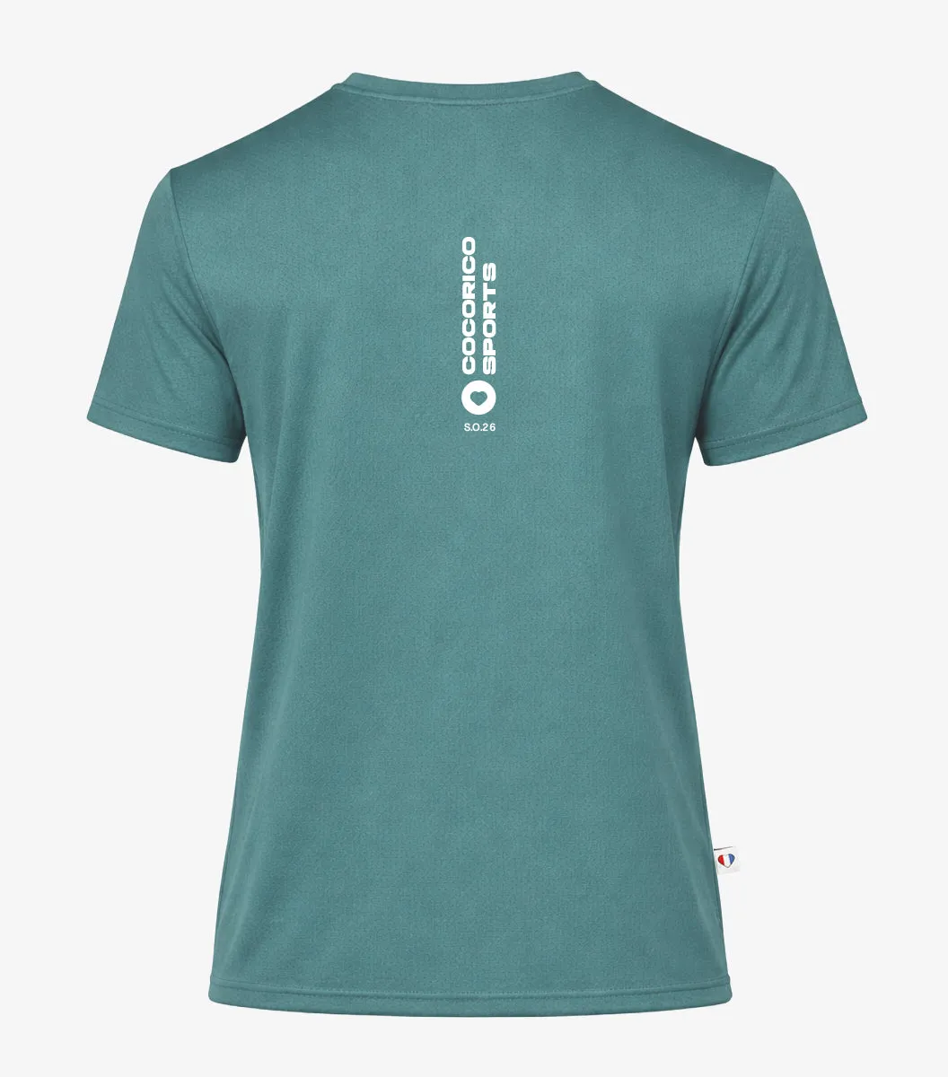 Cocorico Focus t-shirt sport homme vert technique