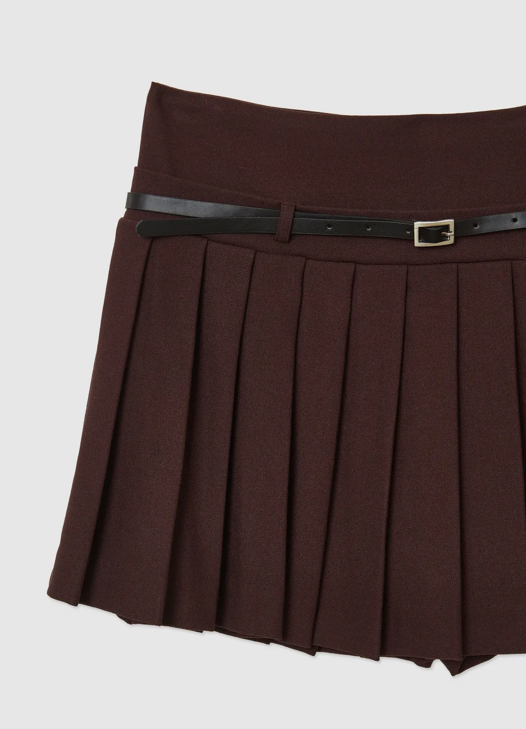 Calliope pantagonna plissée jupe-short femme à ceinture