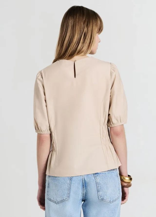 Calliope chemise smock coton femme manches courtes