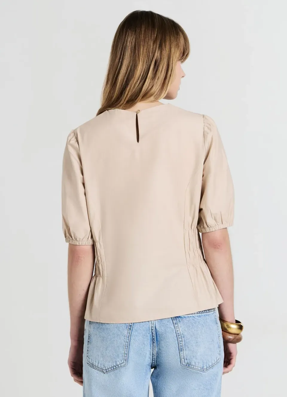 Calliope chemise smock coton femme manches courtes