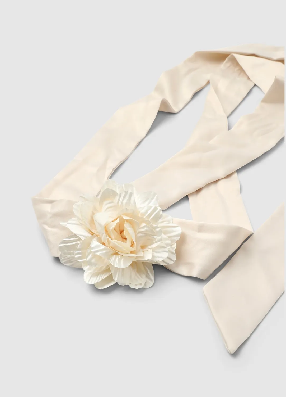 Calliope Fusciacca tessuto fiore ceinture foulard fleur