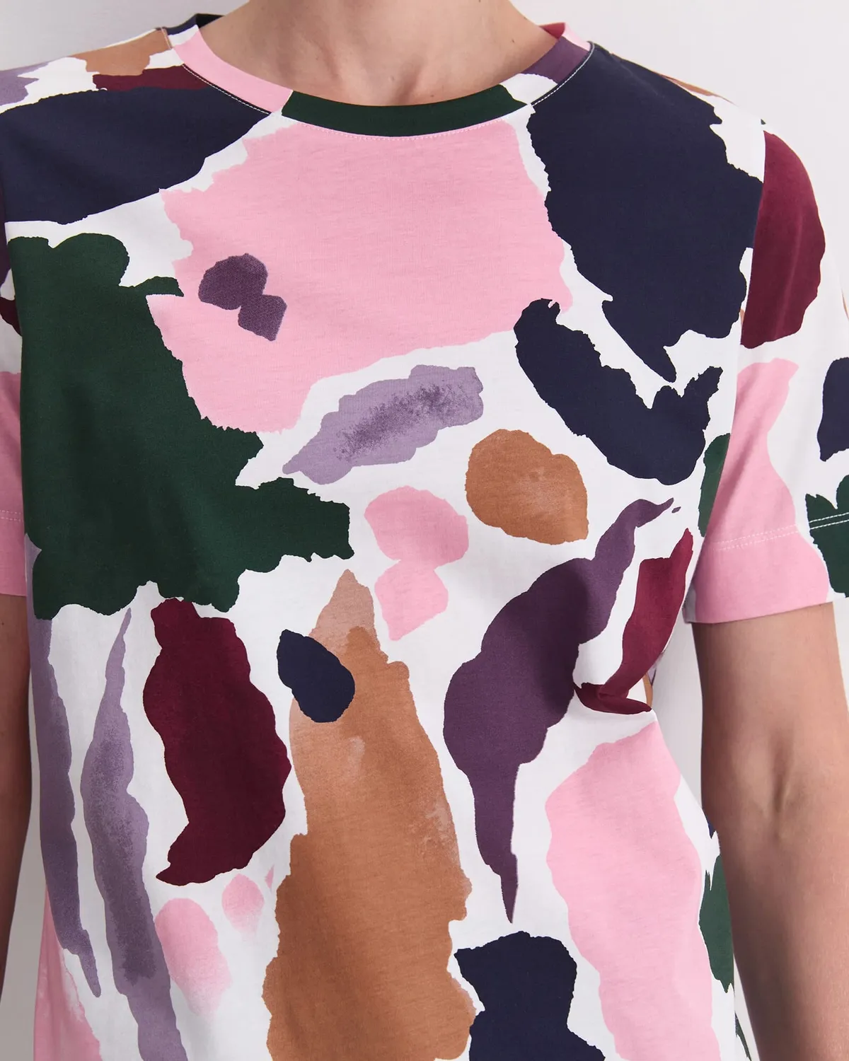Sportscraft Leah Mercerised tee coton imprimé femme