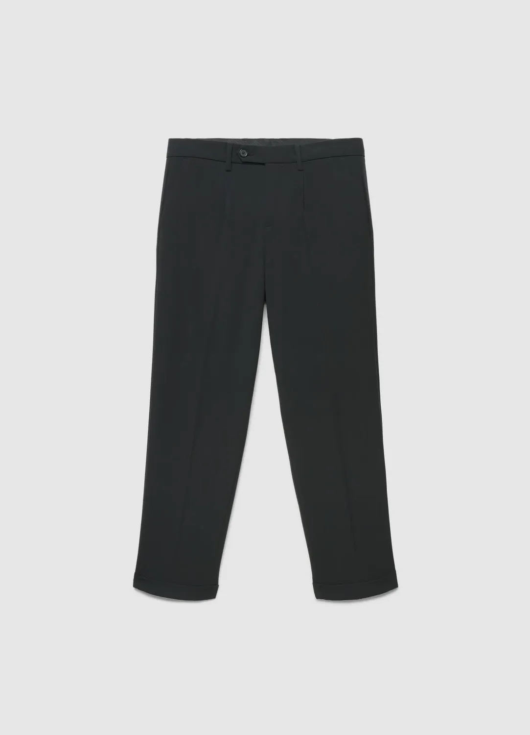 Calliope pantalon homme cropped à revers uni