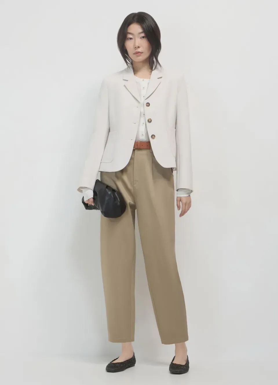 Calliope Carrot Fit pantalon femme taille haute