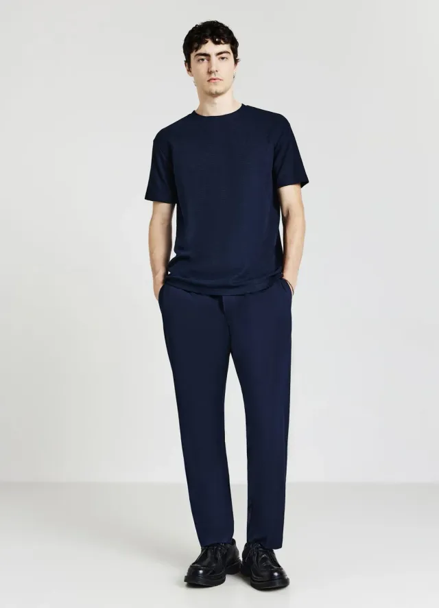Calliope Tessuto Lavorato t-shirt homme coton uni